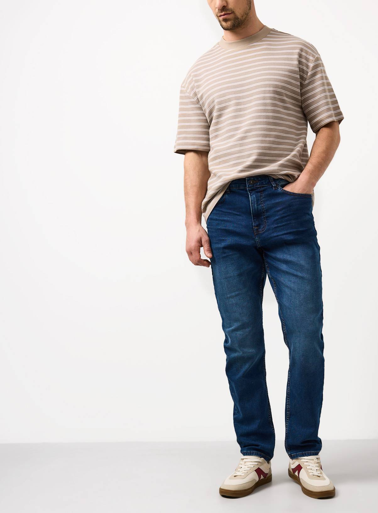 Dark Denim Ultimate Comfort Slim Fit Jeans 38S - Image 2